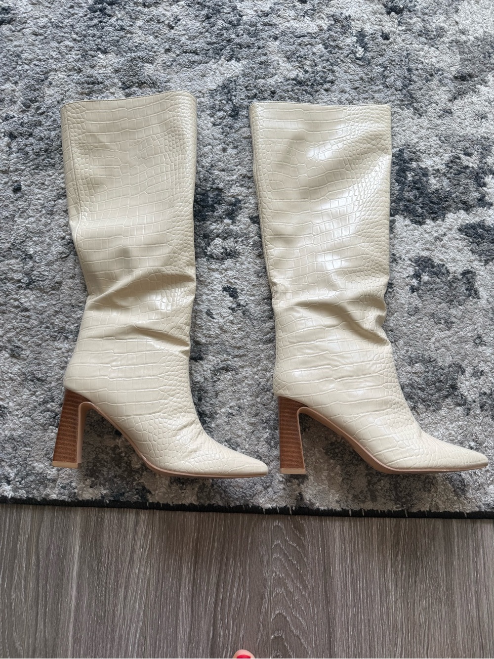 Frankie tall shaft boot cream Chinese laundry